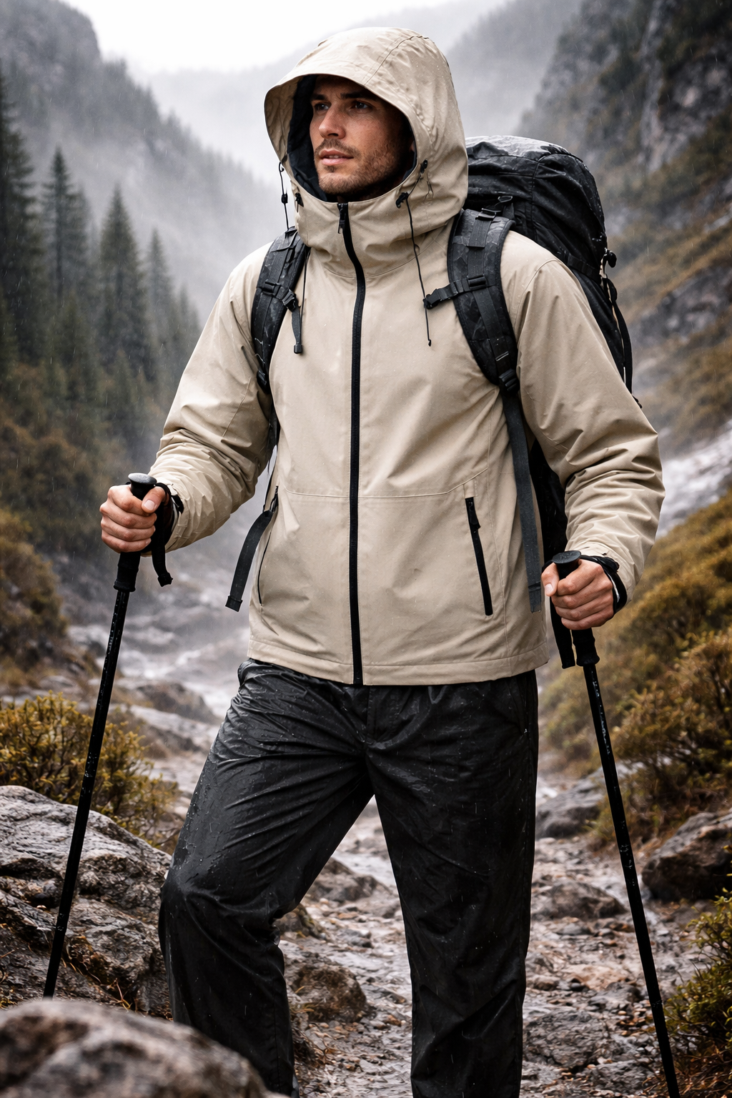 Trekkr Reflective Waterproof Hardshell Jacket