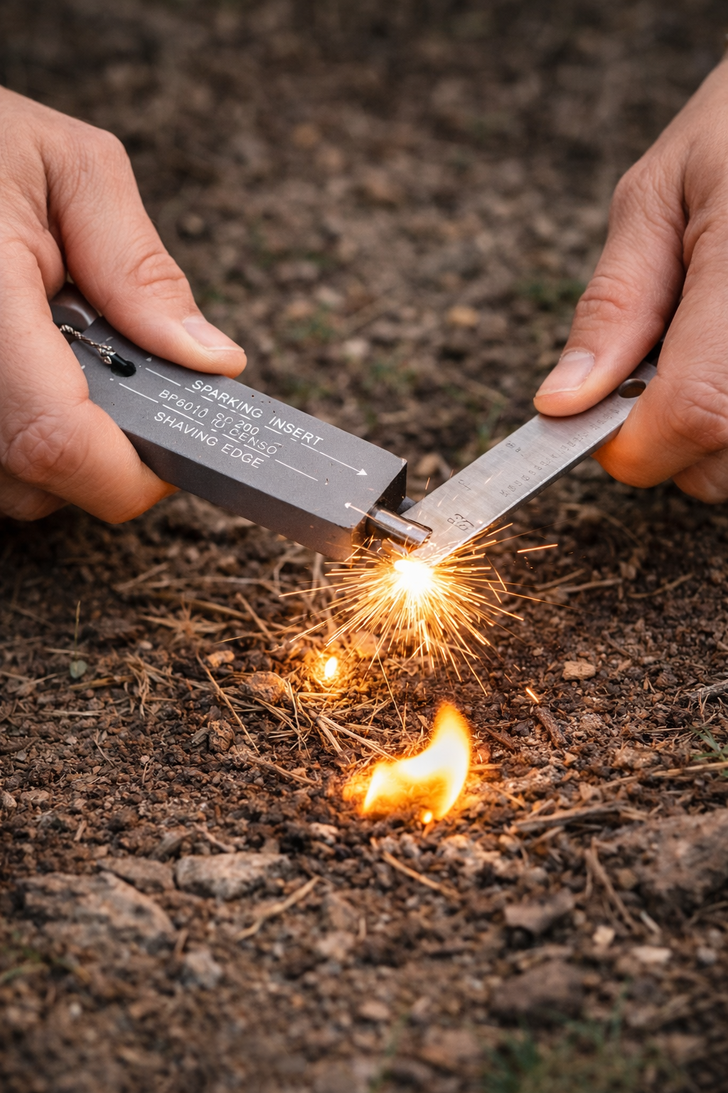 Waterproof Flint & Steel Fire Starter